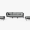 Modern Aluminum Outdoor Sectional