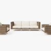 Wicker Corner Patio Sofa