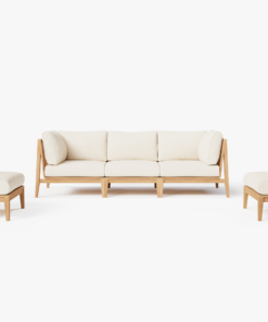 Teak Frame Outdoor Sofa